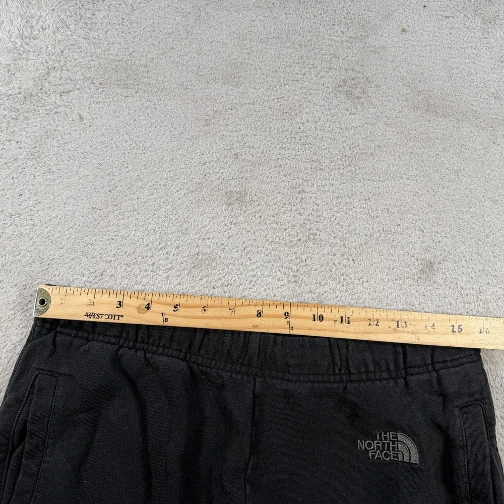 The North Face Sweatpants Mens Medium Black Fleece Drawstring Pocket Gym Outdoor